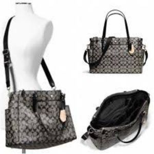 Coach Peyton Signature Multi-Function Tote/Baby Ba